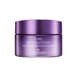 MISSHA Time Revolution Night Repair Ampoule Cream 5X 50ml Extreme Biome™ Anti-Aging & Firming Cream _ Made in Korea